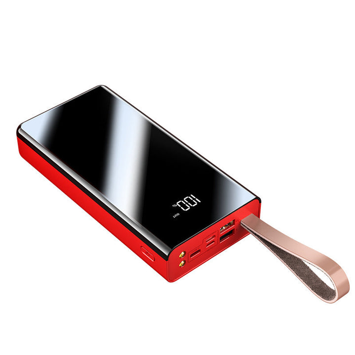 The Ultimate Charging Solution: Large Capacity Power Bank With Mirror Digital Display