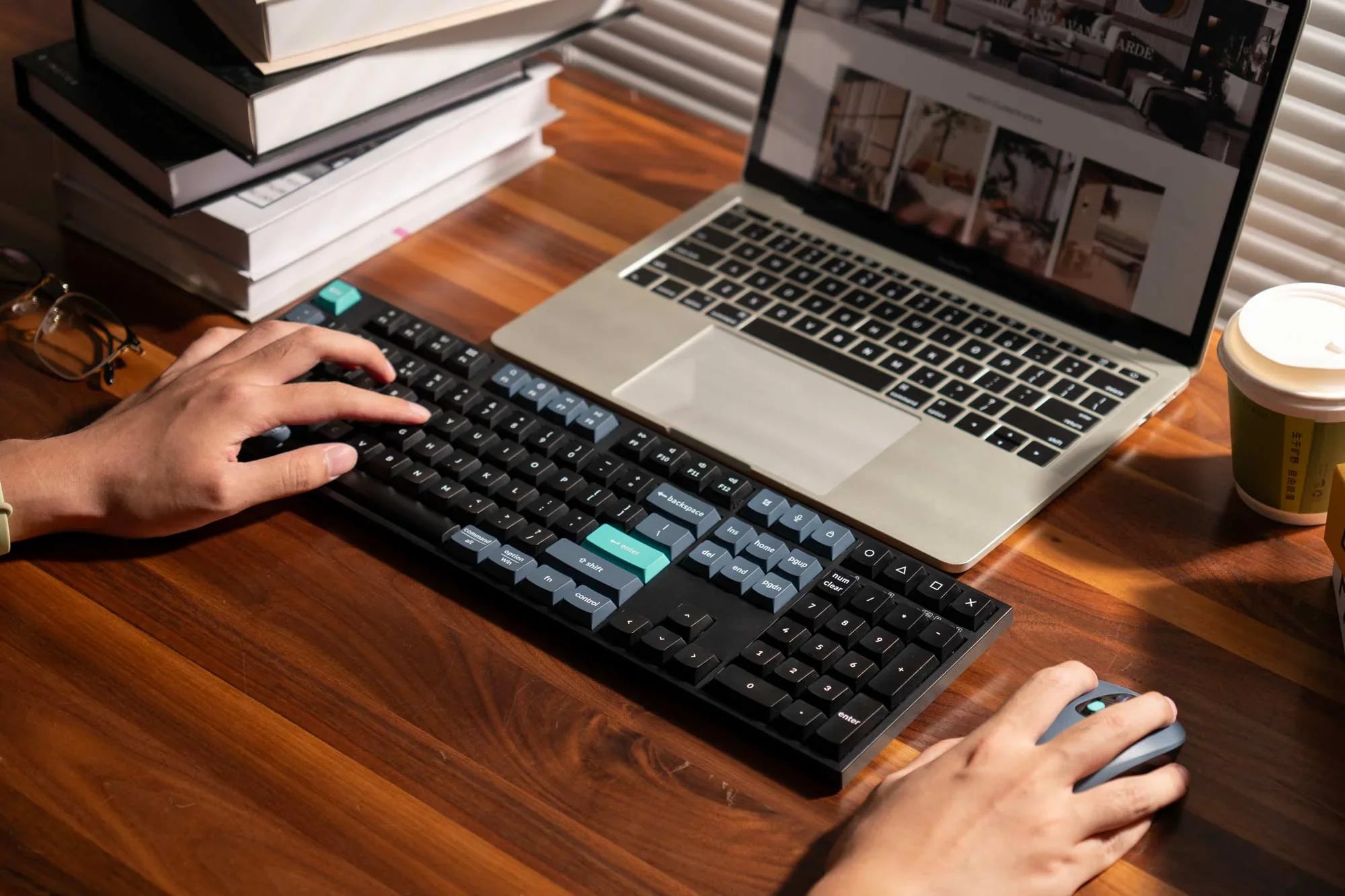 Keyboards And Computer Mouse For Comfortable Work